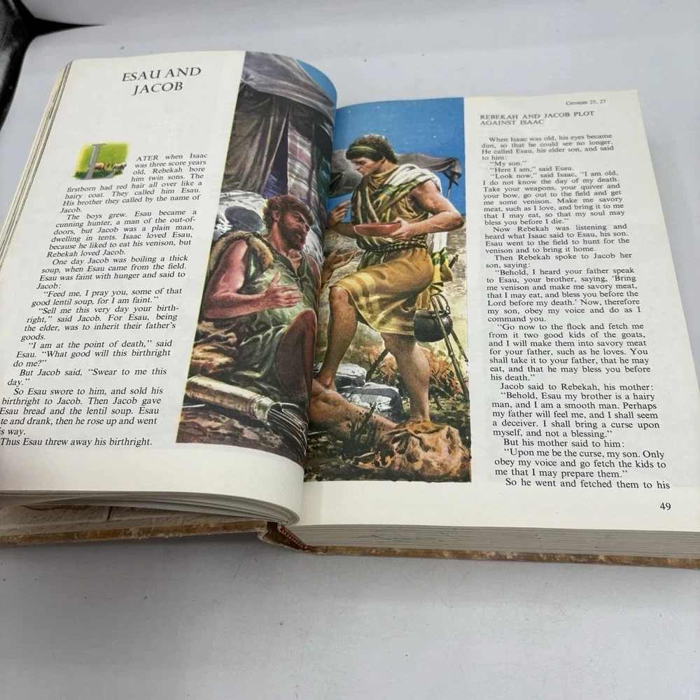 Vintage The Children's Bible Golden Press Illustrated Stories Hardcover 1965‎
